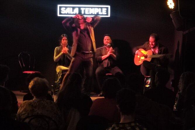 Entrance to the Flamenco Temple Room in Madrid with Tapas Option - Tapas and drinks: the value play in Madrid
