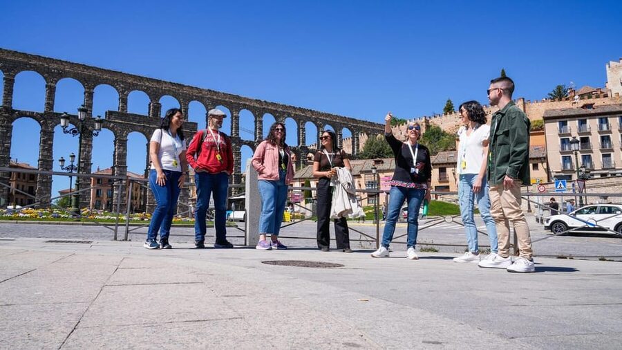 From Madrid: Segovia Tour with Cathedral and Alcazar Entry - The Segovia Aqueduct stop that sets the tone (and the camera roll)