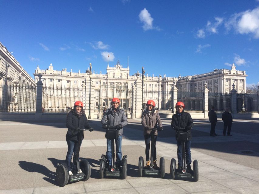 Madrid: 2-Hour Sightseeing Segway Tour - Almudena Cathedral and the Royal Palace area: fast photo stops, big visuals