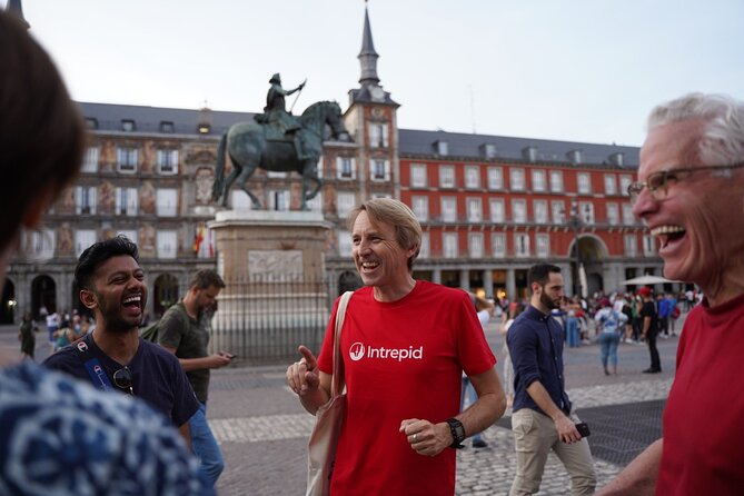 Madrid by Night: Tapas Crawl, Local Drinks & Hidden Gems - Madroño Liqueur, Shrimps, and the Dessert Finish by Puerta del Sol