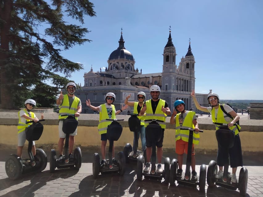 Madrid: City Center Guided Segway Tour - Almudena Cathedral and the Royal Palace from the outside