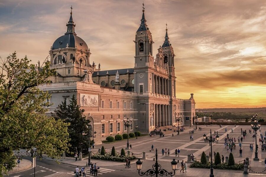Madrid: City Highlights Guided Walking Tour - Almudena Cathedral Exterior, Gothic Details You Can Actually Spot