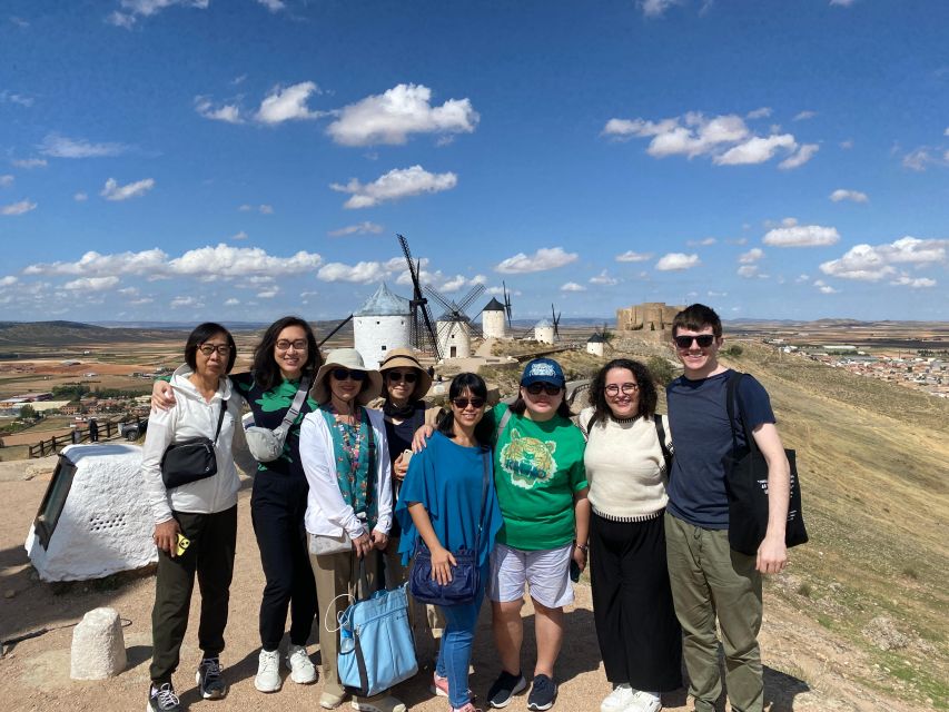 Madrid: Don Quixote de la Mancha Windmills & Toledo Tour - Luxury Mercedes van, small group size, and translation that keeps up