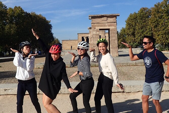 Madrid E-Bike Small Group Tour - Templo de Debod: a viewpoint stop that actually pays off