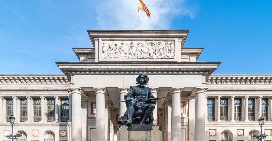 Madrid: El Prado Museum and the Royal Palace Guided Tour - The meeting setup near Plaza de España, then the day’s flow