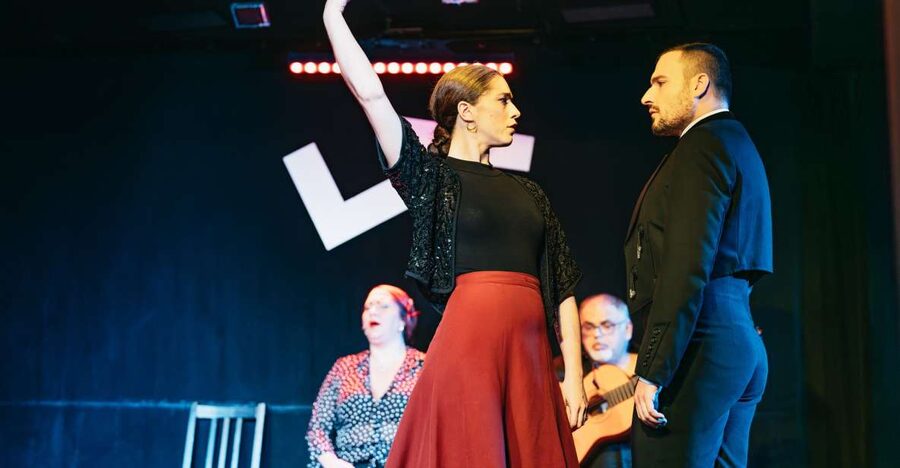 Madrid: Flamenco Show at Tablao "Las Tablas" with Drink - Tablao Las Tablas at Plaza de España: small room, big energy
