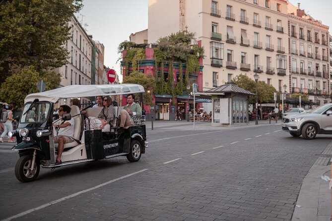 Madrid Historical Tour with Local Guide in Eco Tuk Tuk Private - Where to meet by Puerta del Príncipe, and how not to lose time