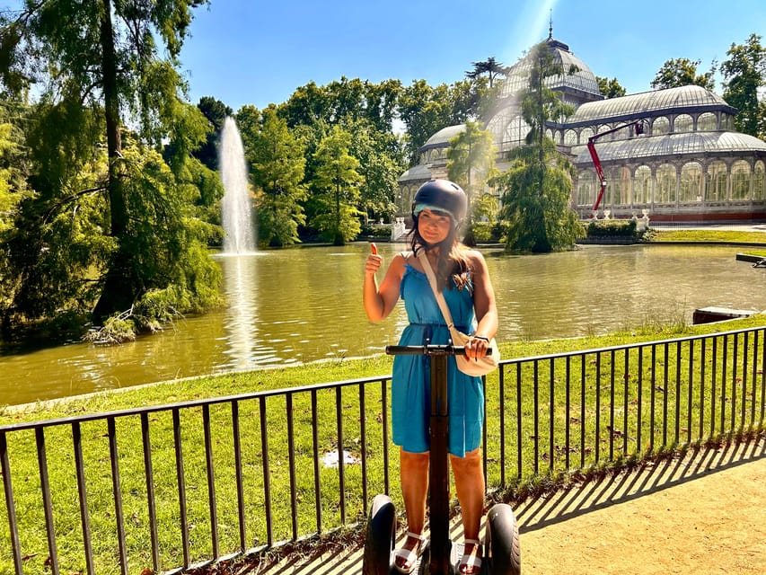 Madrid: Iconic Retiro Park Segway Tour - Palacio de Cristal: the glass building that floats between trees