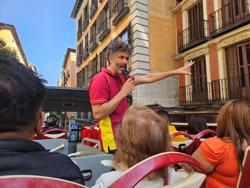 Madrid: Open-Top Big Bus Sightseeing Tour with Live Guide - Open-Top Double-Decker Views: The Real Advantage Over Walking