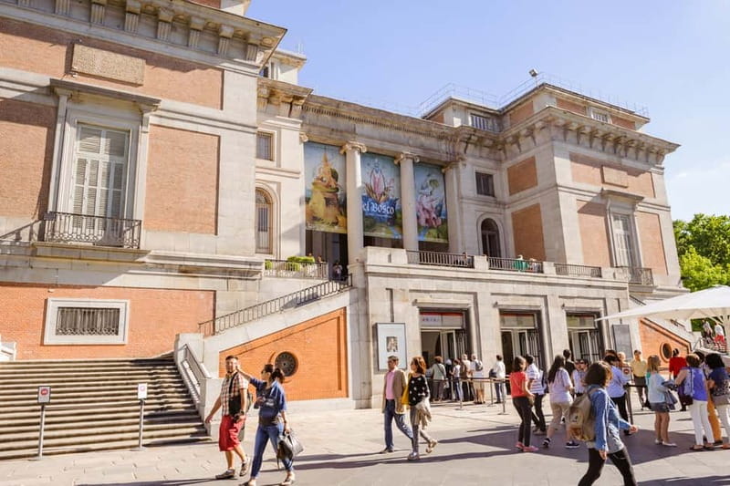 Madrid museum and boulevard architecture