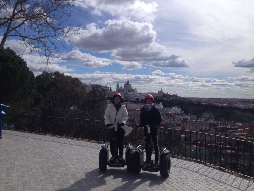 Madrid Private Segway tour. Retiro Park - Centro Historico - Getting ready: helmets, training, and those first wobbly minutes
