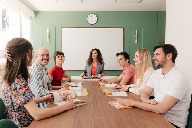 Spanish Group Course in Madrid, Spain: 20 Lessons - The classroom experience: small groups, friendly teachers, and one real caution